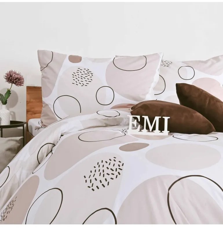 Obliečky bavlnené Clab EMI, Štandardný set jednolôžko obsahuje 1x 140x200 + 1x 70x90