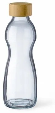 Simax 10080/LB nápojová fľaša s bambusovým viečkom Pure Bottle 0,5 l