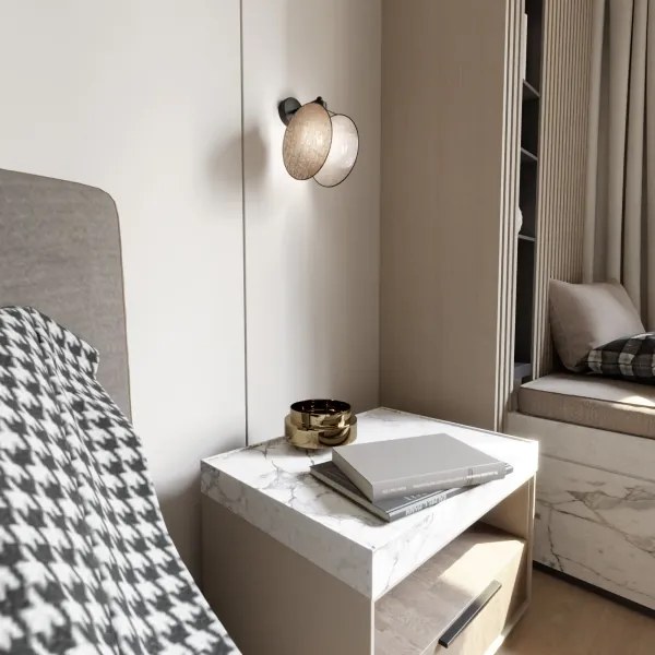 Nástenná lampa MOTIF 1xE14/10W/230V béžová