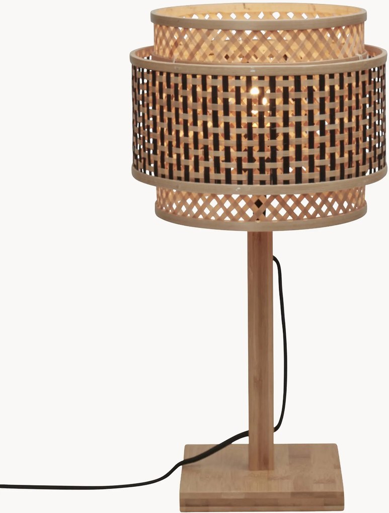 Bambusová stolová lampa Bhutan
