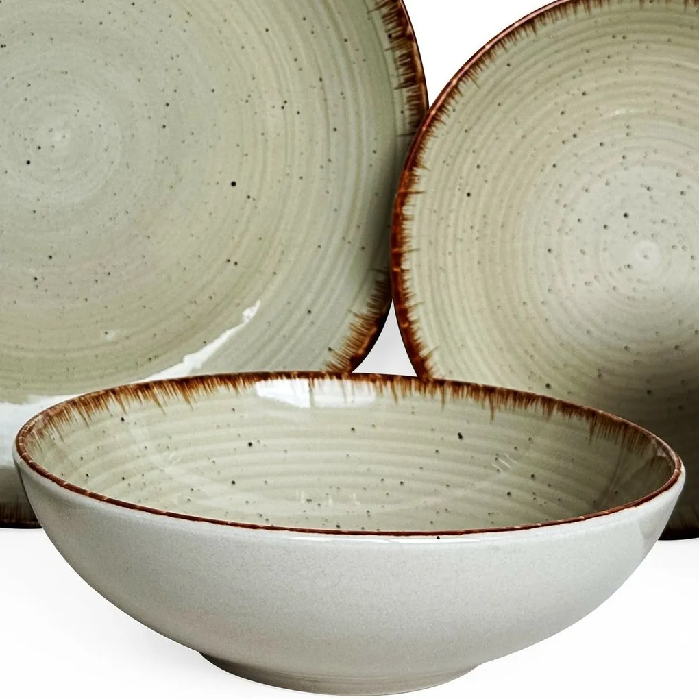 Banquet Súprava jedálenská Spiral Ivory, 30 ks