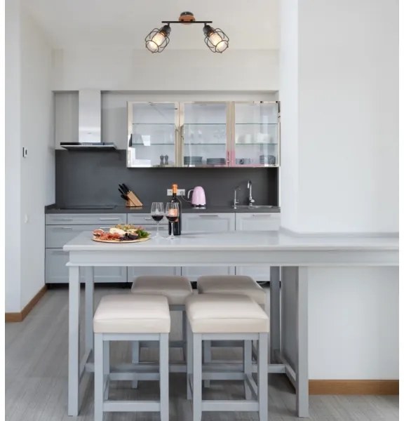 Globo 54037-2 - Bodové svietidlo WILLA 2xE27/60W/230V