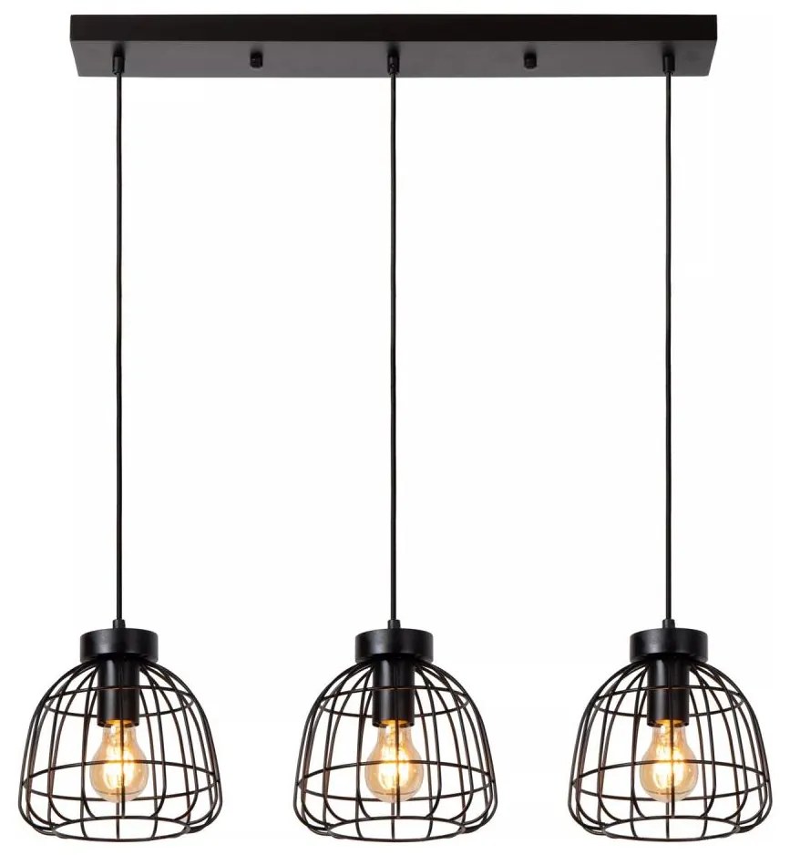 Lucide 00429/03/30 - Luster na lanku FILOX 3xE27/40W/230V