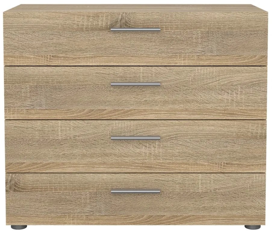 Komoda v dubovom dekore Tvilum Pepe, 80 x 68 cm