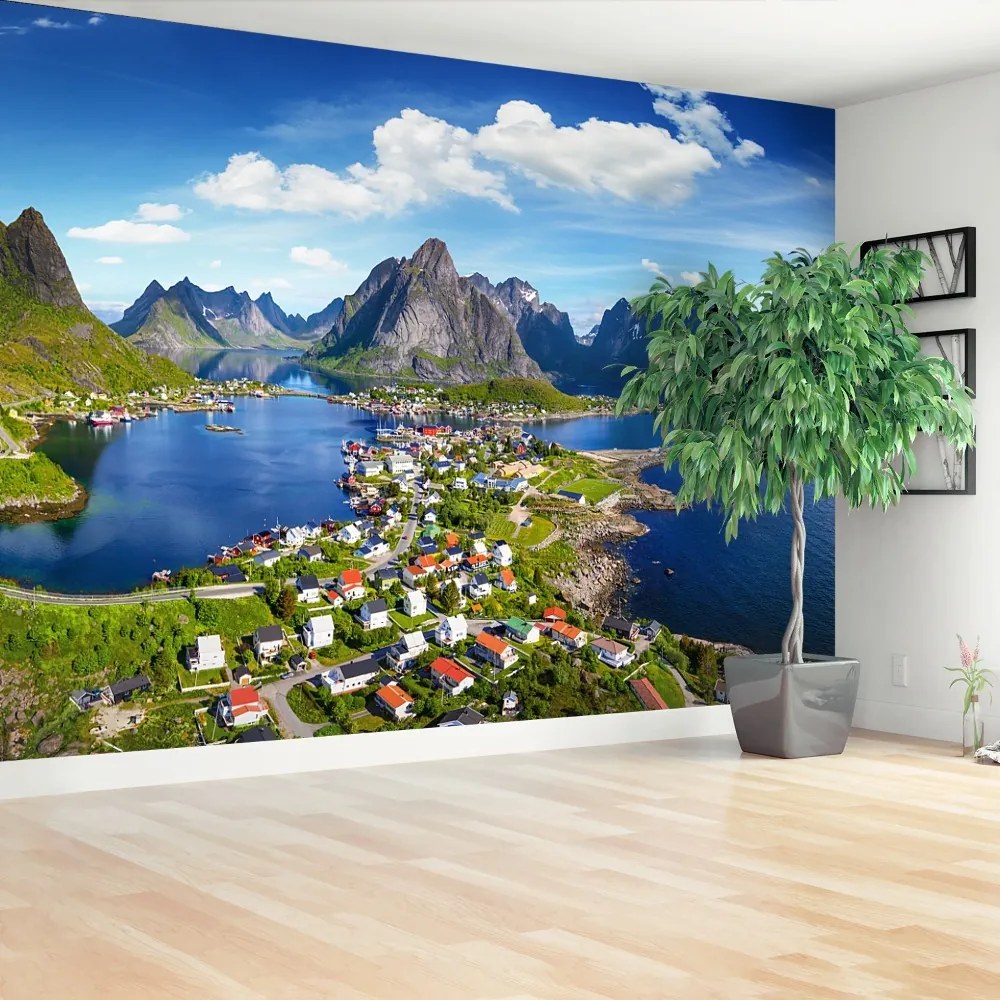 Fototapeta Vliesová Lofoten nórsko 416x254 cm