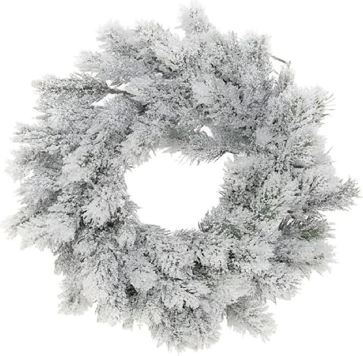 Vianočný veniec Natural Klasik so snehovým efektom 35 cm