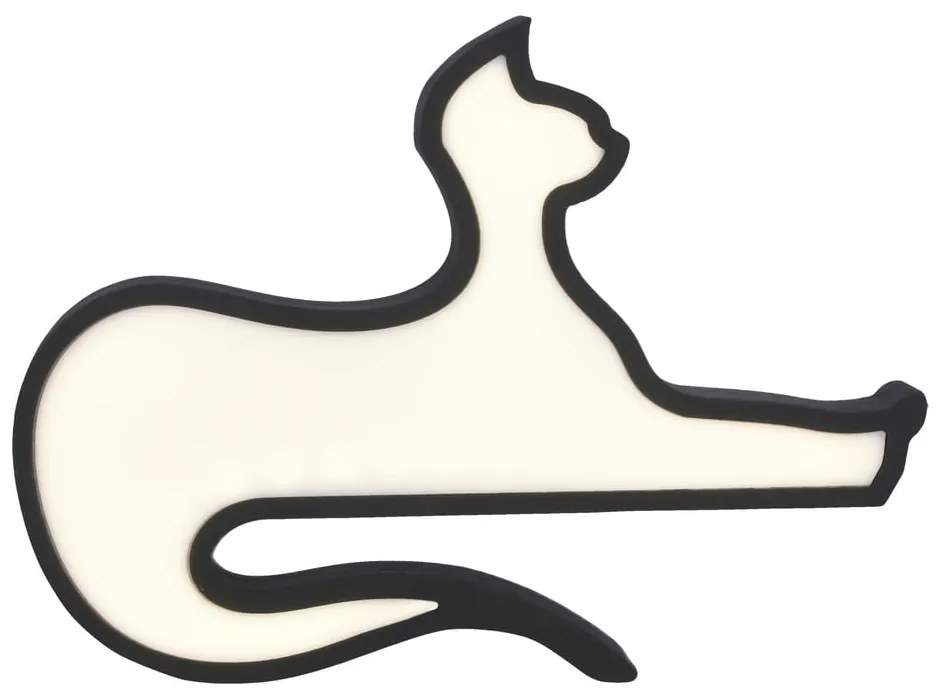 Čierna detská lampička Cat - Candellux Lighting