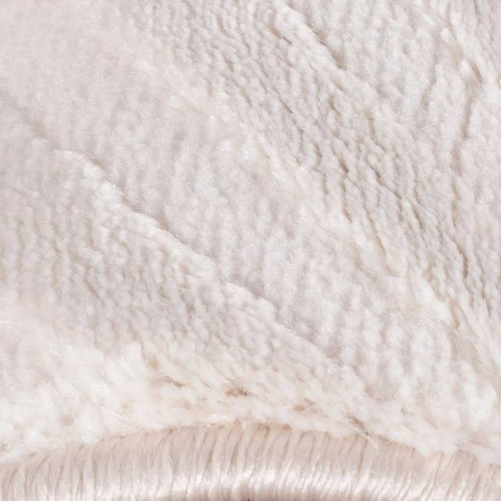 Ayyildiz, Koberec behúň Sahara 1113 Cream, 80x250, biela, obývacia izba