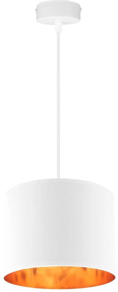 Závesné svietidlo Shade, 1x textilné tienidlo (výber zo 4 farieb), (výber z 3 farieb konštrukcie), (fi 20cm), g