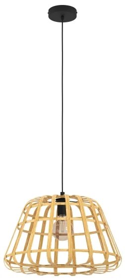 Eglo 390151 - Luster na lanku MONTEZUELO 1xE27/40W/230V pr. 50 cm bambus