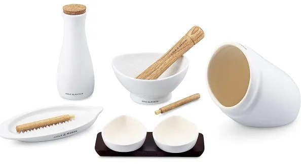 Cole&Mason - Keramická dóza na soľ WHITMORE