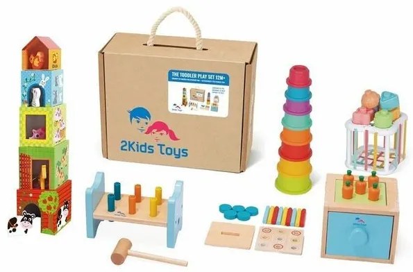 2Kids Toys Darčekový set hračiek pre najmenších 12m+