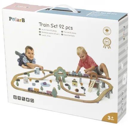 Vláčiková dráha Viga 44067 PolarB 92 prvkov