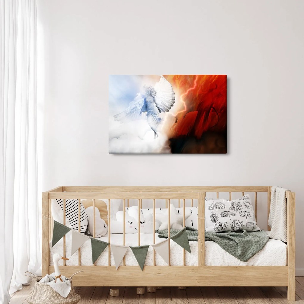 Obraz - Dobro a zlo (90x60 cm)