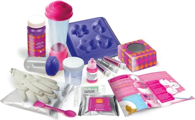 Vedecká zábava Brokátové laboratórium Svet rozprávkových brokátov Poľský jazyk Clementoni 50700