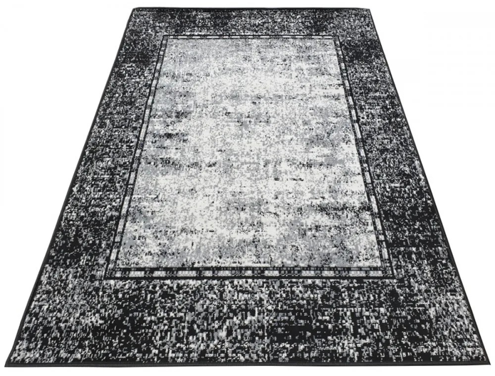 Kusový koberec PP Jemo sivý, Velikosti 70x130cm