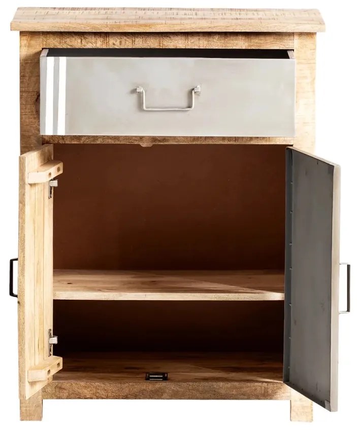 furniture-nabytek.cz - Masivní komoda Pune z mangového dřeva, lakovaná, hnědá