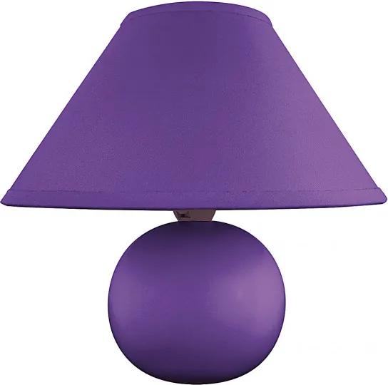 Rábalux Ariel 4920 nočná stolová lampa  fialový   keramika   E14 1x MAX 40W   IP20
