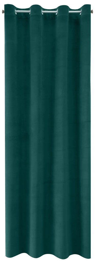 ZATEMŇOVACÍ ZÁVES NA KRÚŽKOCH MILO 140X250 CM ZELENÁ