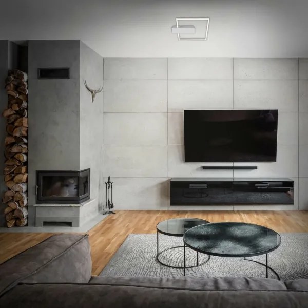 Briloner 3544-018 - LED Stmievateľné stropné svietidlo NICO LED/12W/230V chróm