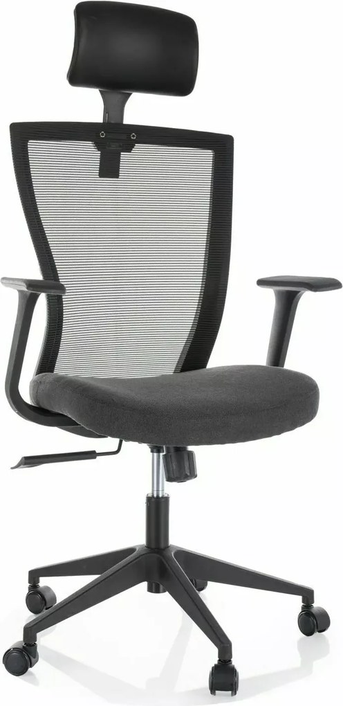 SI Otočná stolička Q-328H čierna