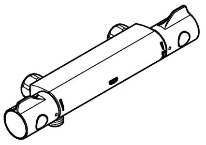 GROHE 34561000 - Termostatická sprchová batéria DN 15 lesklý chróm