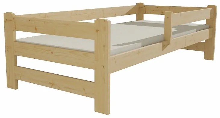 Detská posteľ z masívu 200x90cm so zásuvkou - DP019