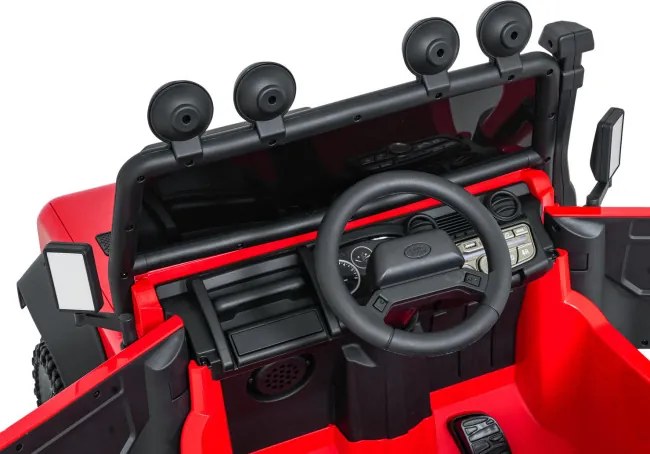 Elektrické autíčko Land Rover Defender 110 SVX červené