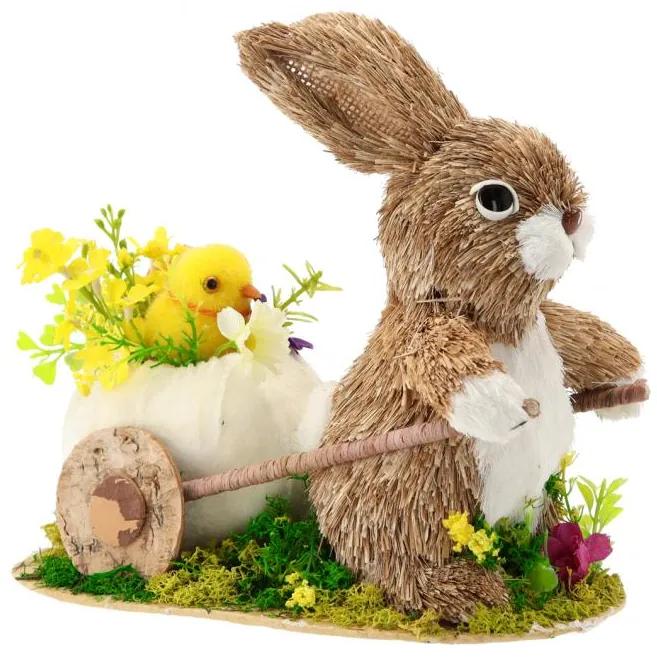Veľkonočná dekorácia - zajačik | 17,5 cm