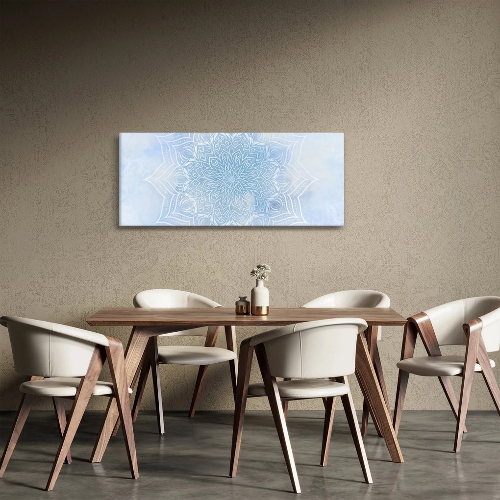 Obraz - Zimná mandala (120x50 cm)