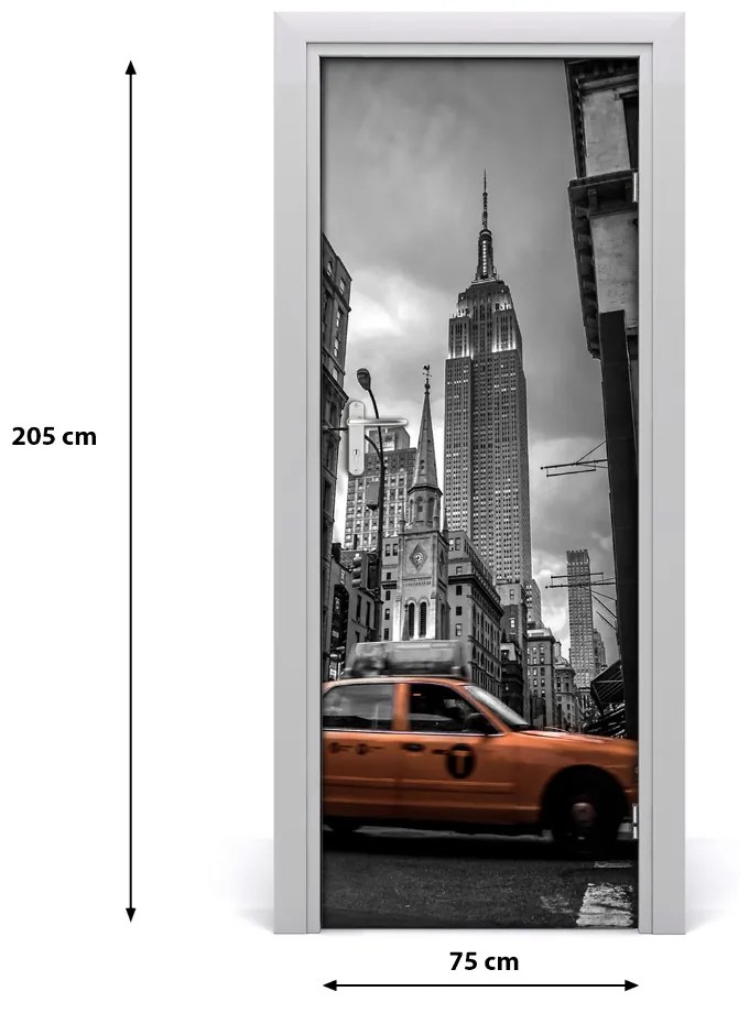 Fototapeta samolepiace na dvere New York 75x205 cm