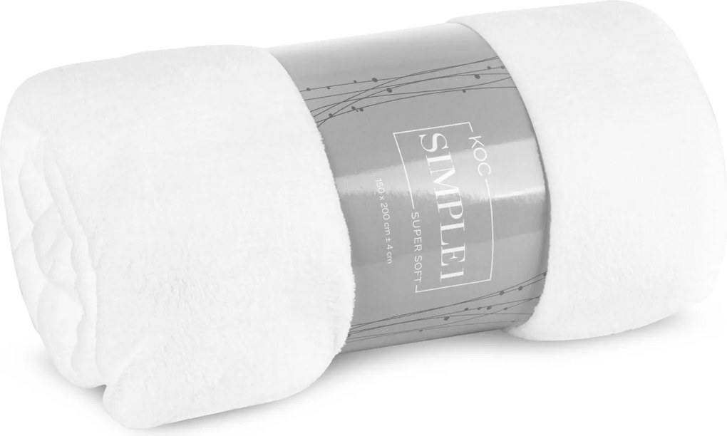 DEKA SIMPLE1 150X200 CM BIELA