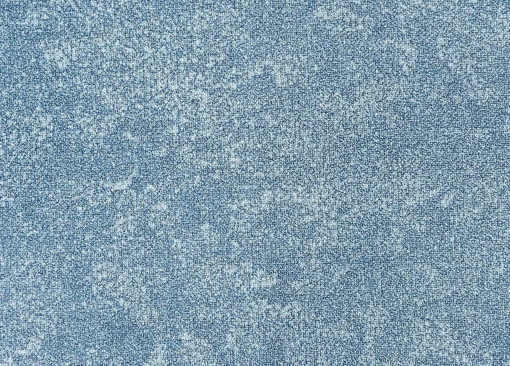Balta koberce Metrážny koberec Spry 74 modrý - Kruh s obšitím cm