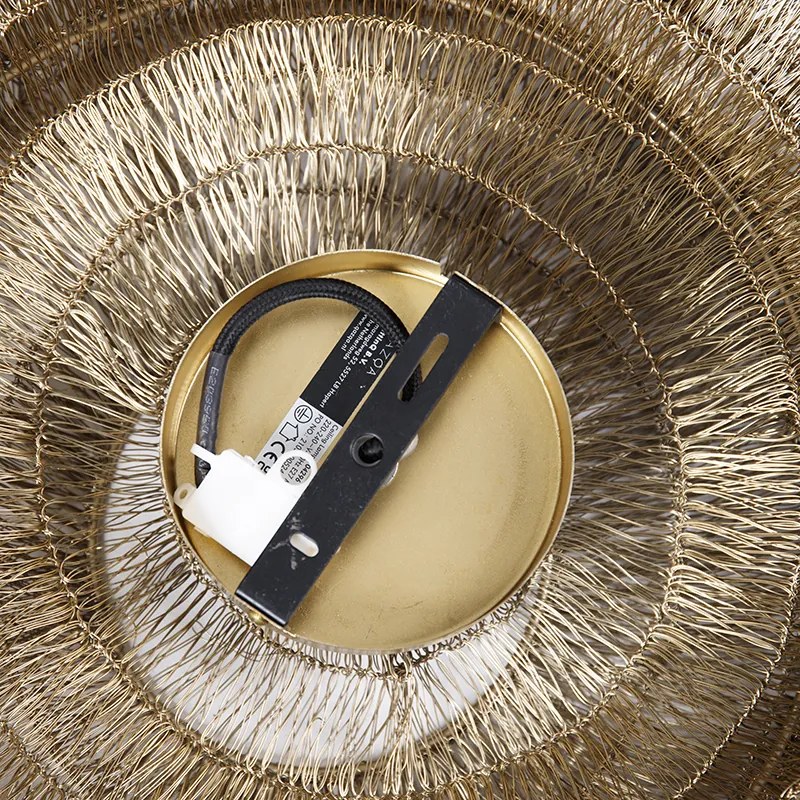 Orientálne stropné svietidlo zlaté 45 cm - Vadi