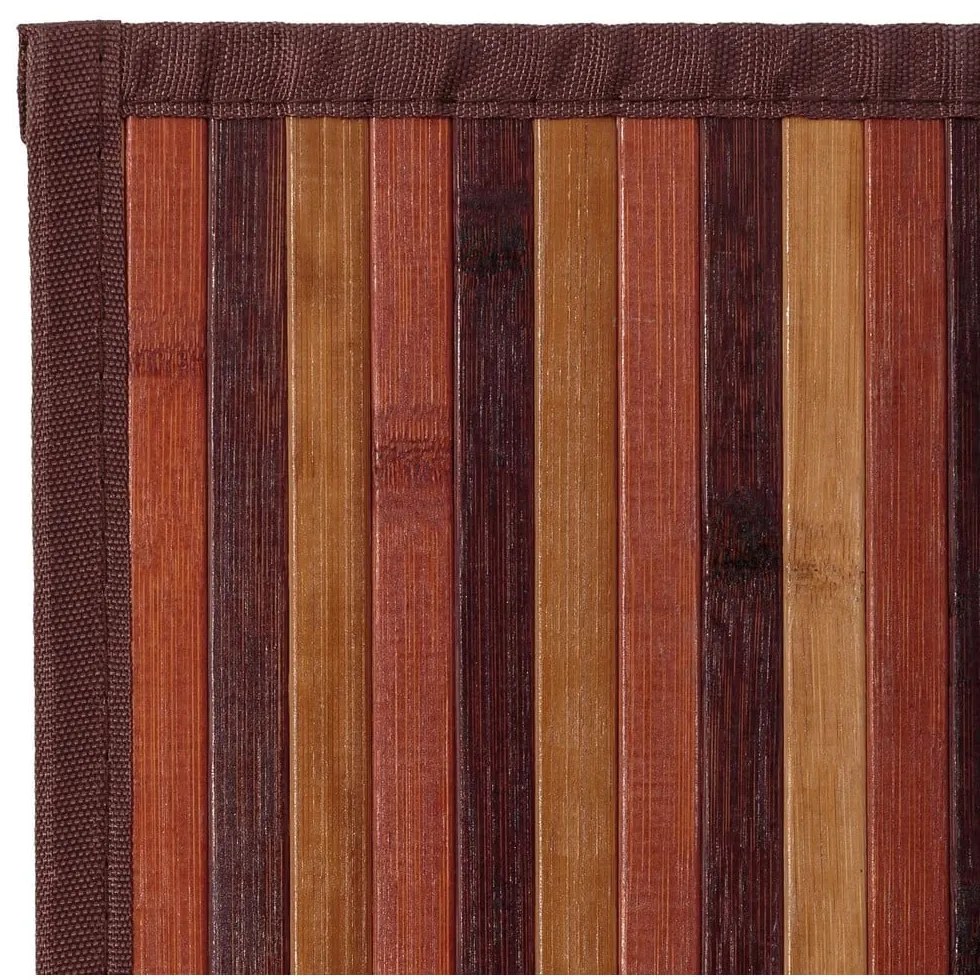 Bambusový koberec v hnedo-horčicovej farbe 60x90 cm – Casa Selección