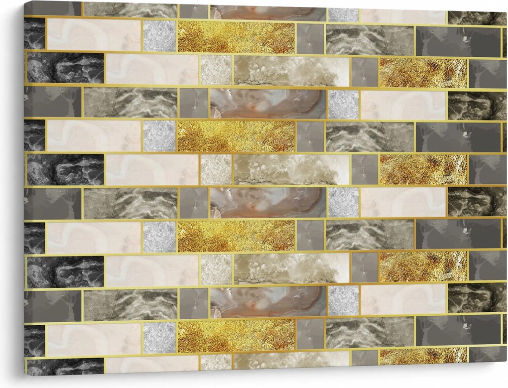 Obraz - Dekor s textúrami (70x50 cm)