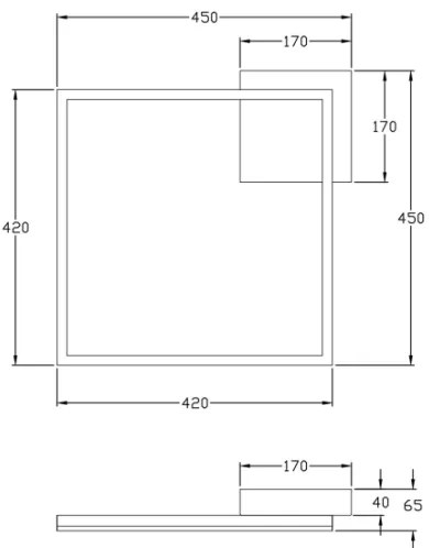 Fabas Luce 3394-62-282 - LED Stmievateľné svietidlo BARD 39W/230V 4000K antracit