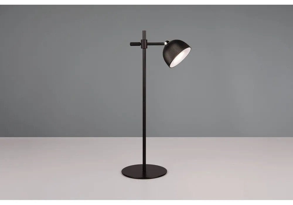 Stmievateľná čierna LED stolová lampa s klipom (výška 41 cm) Maxima – Reality