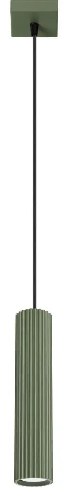 Sollux SL.1611 - Luster na lanku KARBON 1xGU10/10W/230V zelená