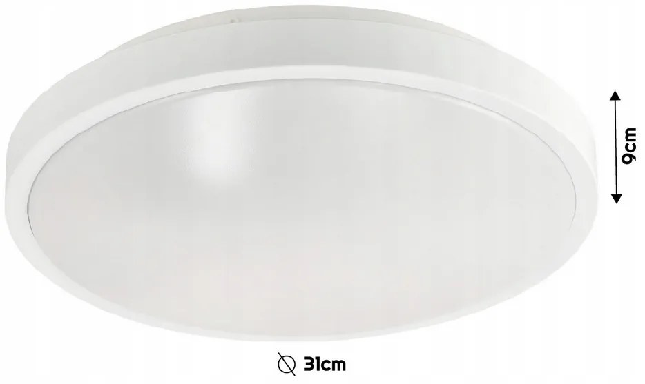 ECOLIGHT LED stropné svietidlo 2x E27 + 2x žiarovka Philips E27 10W 1055lm