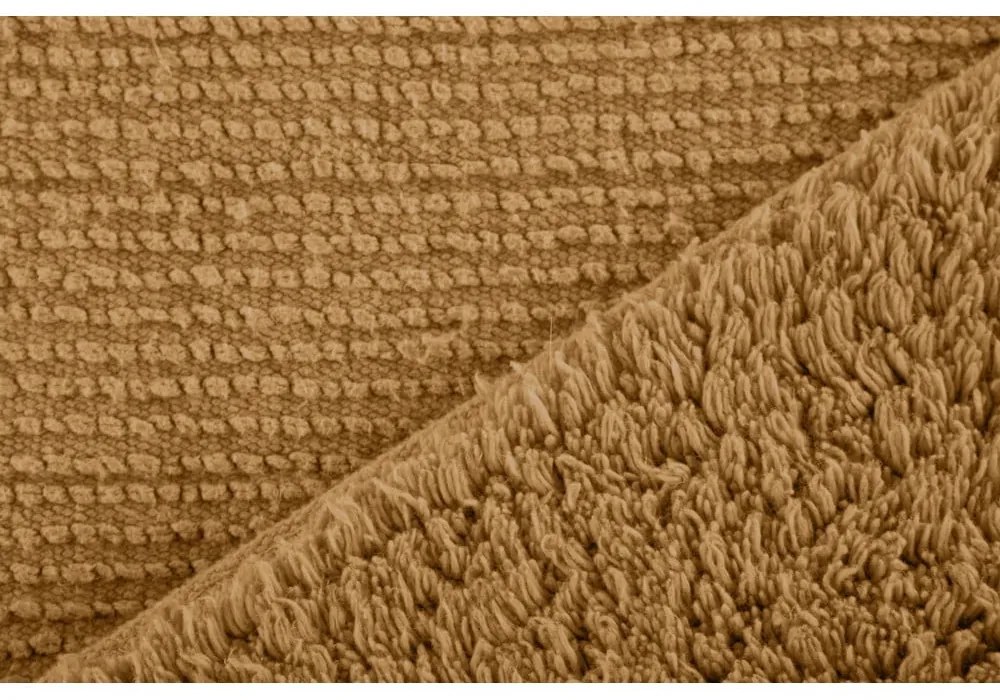 Koňakovohnedá kúpeľňová predložka 50x45 cm Riva - Tiseco Home Studio