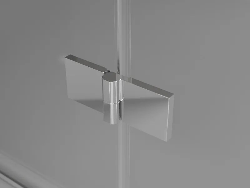 Mexen Mist-F Duo, skladací sprchový kút 95 x 95 cm, číre sklo, chrómový profil, 8A6-095L-095P-01-00