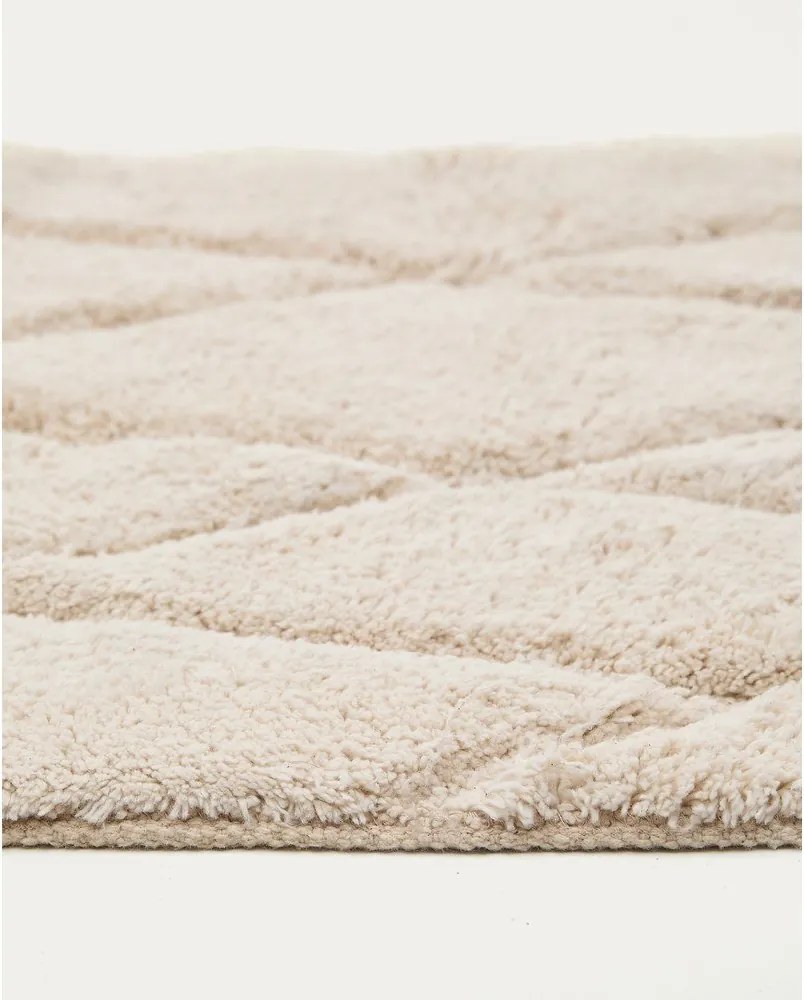 Béžová kúpeľňová predložka 50x70 cm Nyana – Kave Home