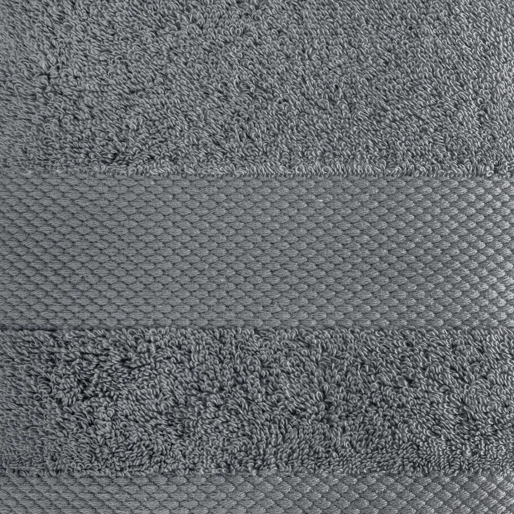 BAVLNENÝ UTERÁK LORITA 50X90 CM TMAVOSIVÁ