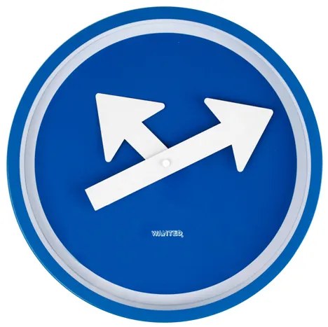 Hodiny na stenu Arrow, Wanted 30cm