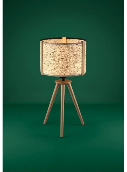 Eglo 390325 - Stolná lampa HONTONGAS 1xE27/25W/230V béžová