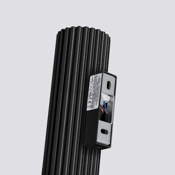 Sollux SL.1649 - Nástenné svietidlo KARBON 2xGU10/10W/230V čierna