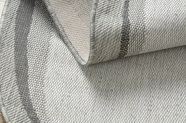 Koberec ORGANIC 2123 / krémový / sivý / naturálny