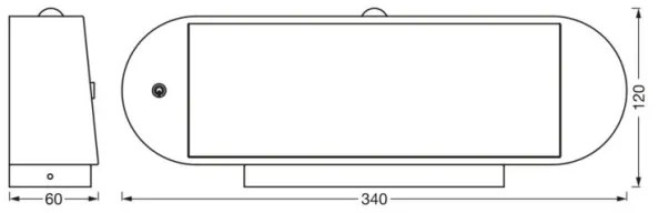 Ledvance LED solárne nástenné svietidlo s čidlom ENDURA STYLE LED/6W/7,4V IP44