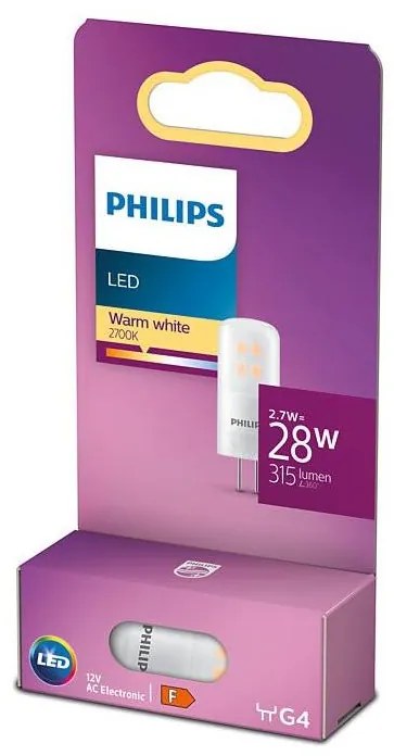 LED Žiarovka Philips G4/2,7W/12V 2700K 8718699767730